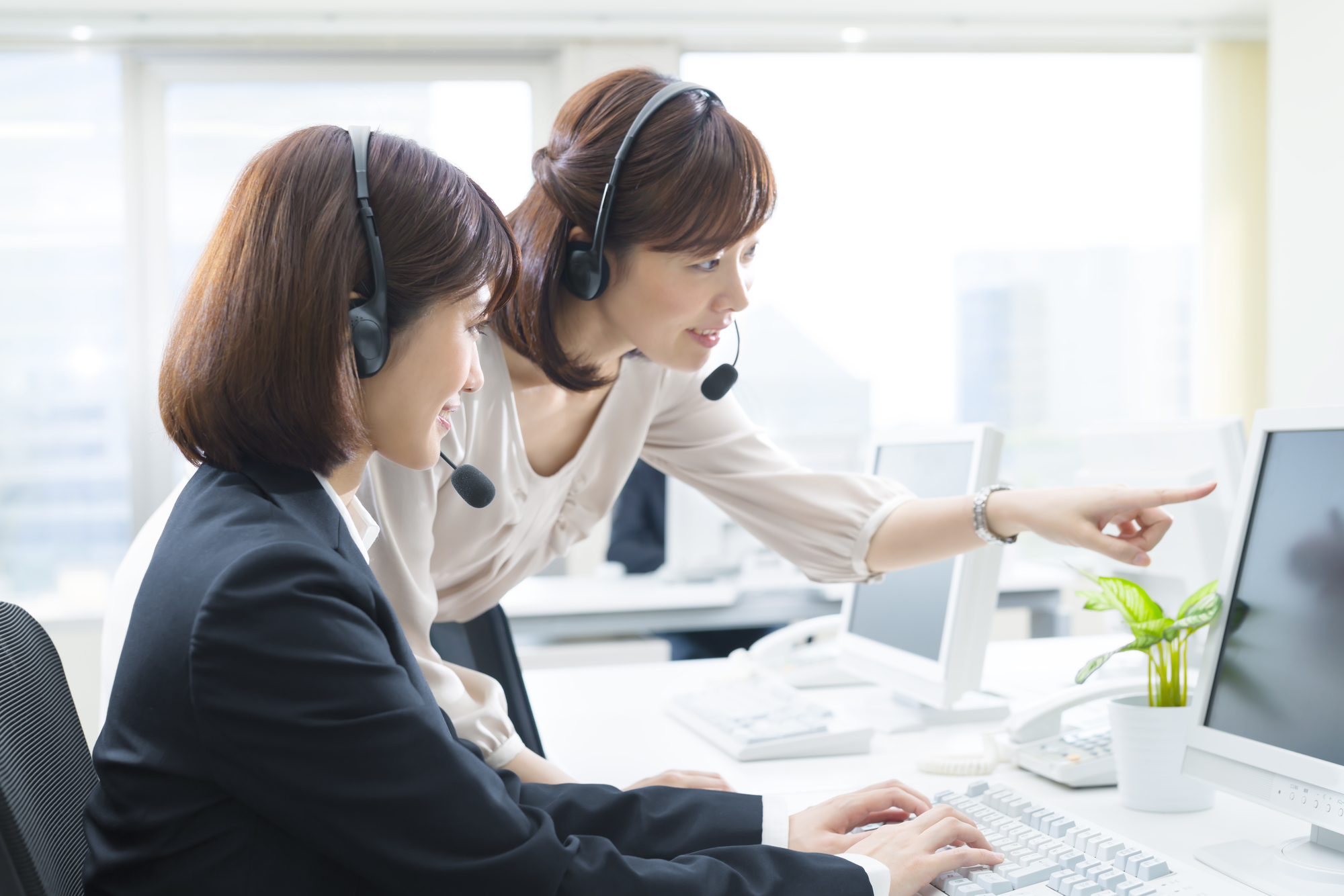 コールセンターOJT・隣席指導研修